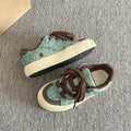 Retrocasual sneakers for women 2026 springthick sole sports white shoesnew arrivaleasiest for matchniche style bread shoes