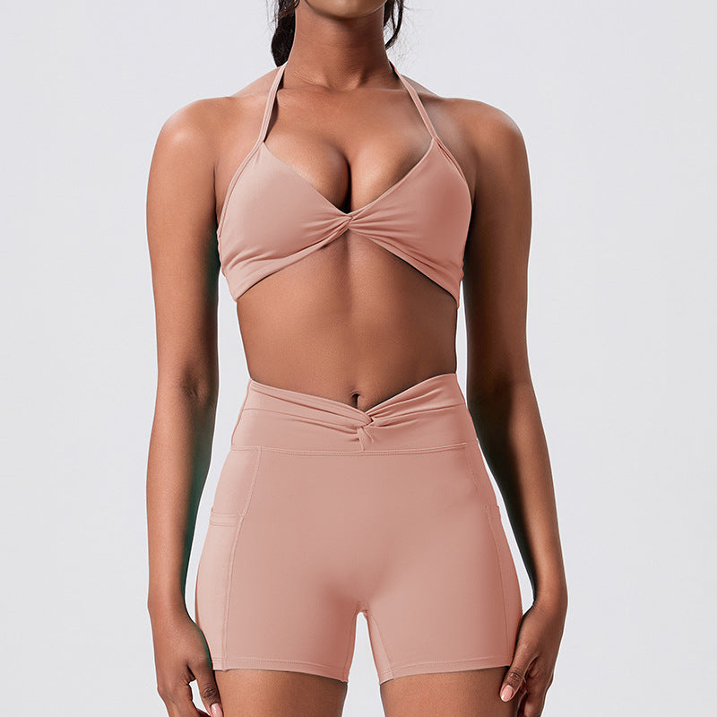 in stockhigh waistslimming look beautiful back yoga suit pilates outdoor running tight sports fitness suit for women