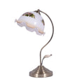 British european retro table lamp bedroom bedside lamp pastoral glass antique old shanghai study remote control dimming lamp