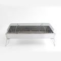 Bbq grill stainless steel bbq foldable grill rack skewers grill charcoal grill foldable grill portable