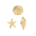 Ins style alloy hair clip wholesale european and american cross-border marine duckbill clip starfish niche high-end conch hair hair accessories