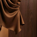 Amazon  cross-border e-commerce new arrival  solid color satin ruched bow blouse top