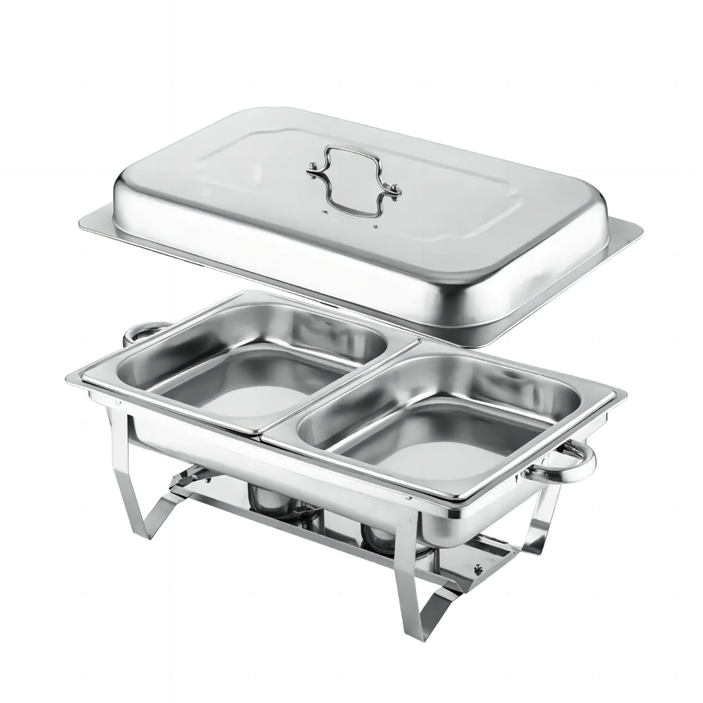 Amazon stainless steel buffet warmer - foldable flip-top square alcohol stove - food heating buffet stove - hotel dining stove