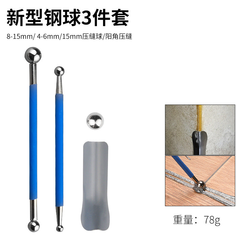 A full set of beauty seam construction tools, beauty seam glue gun, double tube ceramic tile floor tile special slotter, clear seam cone pressure