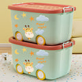 Large capacity kids' clothing storage bin - extra large organizer for baby toys, dolls, books, and more