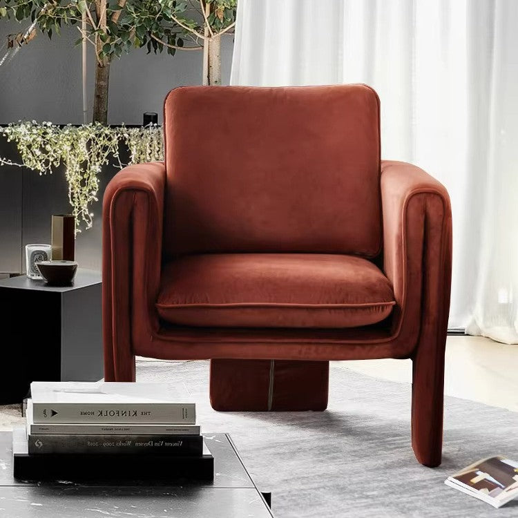 Nordic designer casual negotiation single sofa minimalist light luxury trendy reception guest ins harp sofa chair