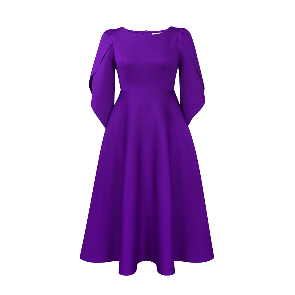 D413 women's foreign trade autumn  new arrival: elegant and stylish evening gown, maxi dress, african dress