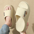2026 indoor and outdoor home slippers men's season outer wear thick sole non-slip shit feeling eva outing popular basketball