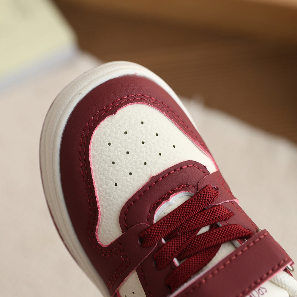 Vancahao kids' chunky sneakers -  spring/autumn new collection - girls' comfortable athletic & casual shoes - performance white sneakers