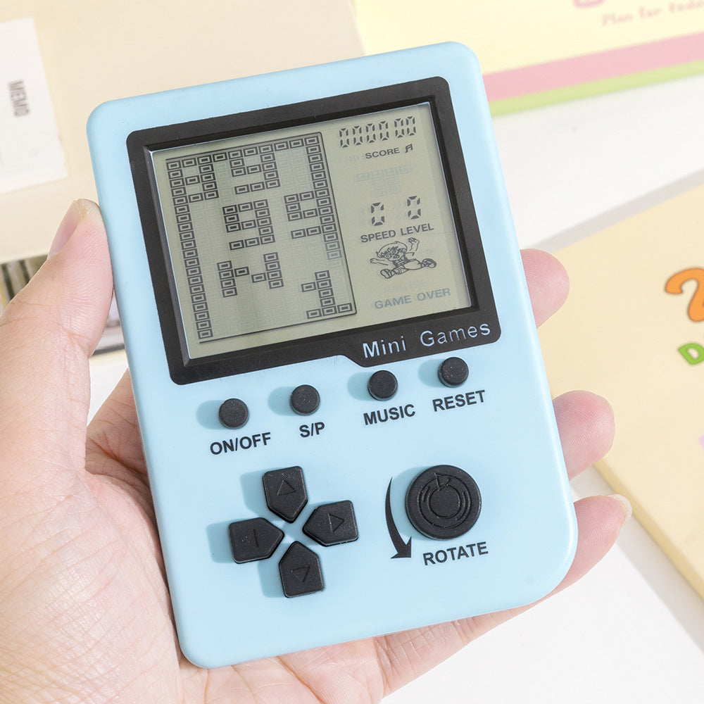 Tiktok viral mini handheld game console - perfect for kids' gifts & promotional giveaways! built-in with 26 classic tetris games