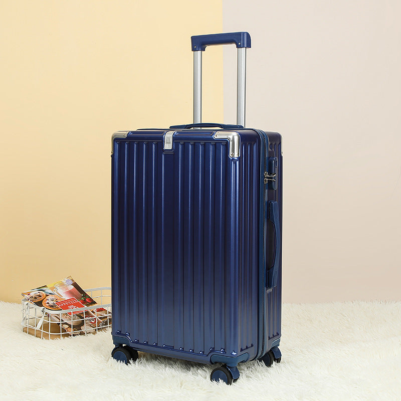 Luggage women's small silent universal wheel strong and durable ins student tie rod password leather case men 20 inches 24