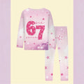 Pajamas long sleevespantssuit cross-border hot-selling 67 elements wholesale girl spring autum thin home clothes outwear
