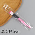 Two-tone brush (premium quality) - pink handle, black bristles