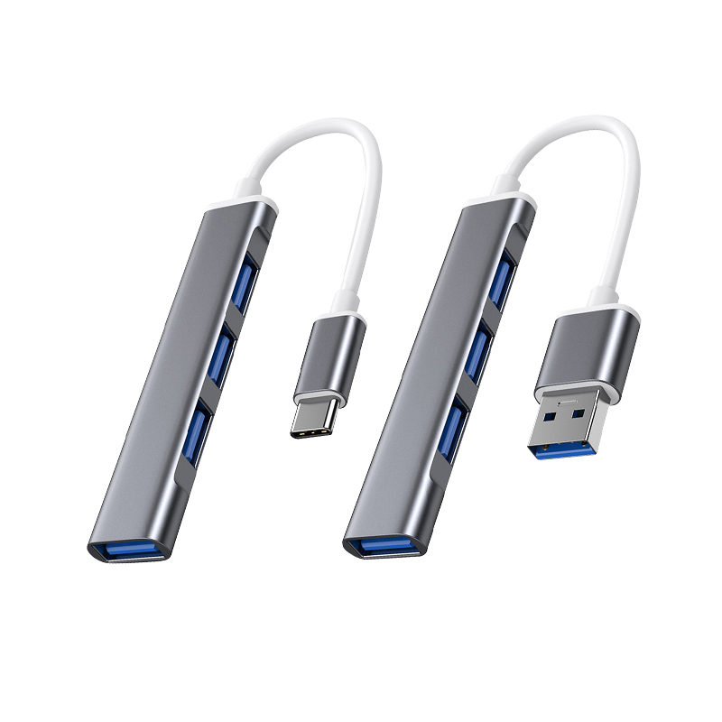 Usb 3.0 splitter, type-c external 1-to-4 car, mobile phone, laptop cross-border hub expansion dock