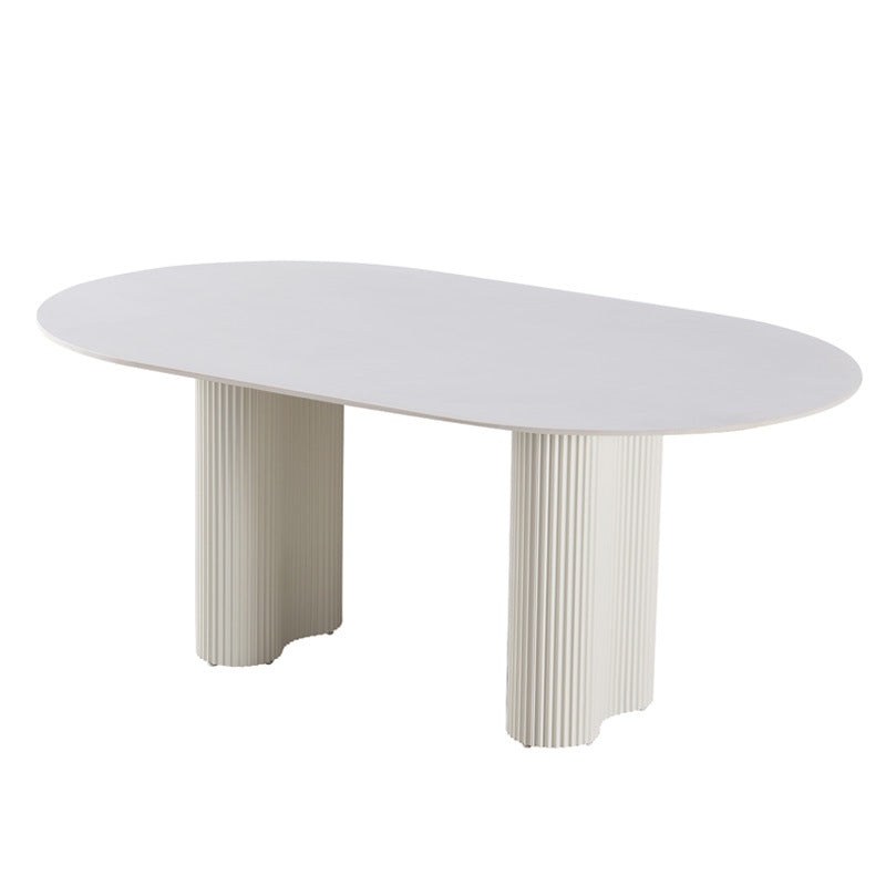 Source factory manufacturer wholesale personalized modern casual slate dining table for home rectangular medieval style new arrival dining table