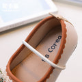Girls' bow-tie princess shoes - new autumn  collection: kids' flats with soft soles, fashionable elasticated ankle boots