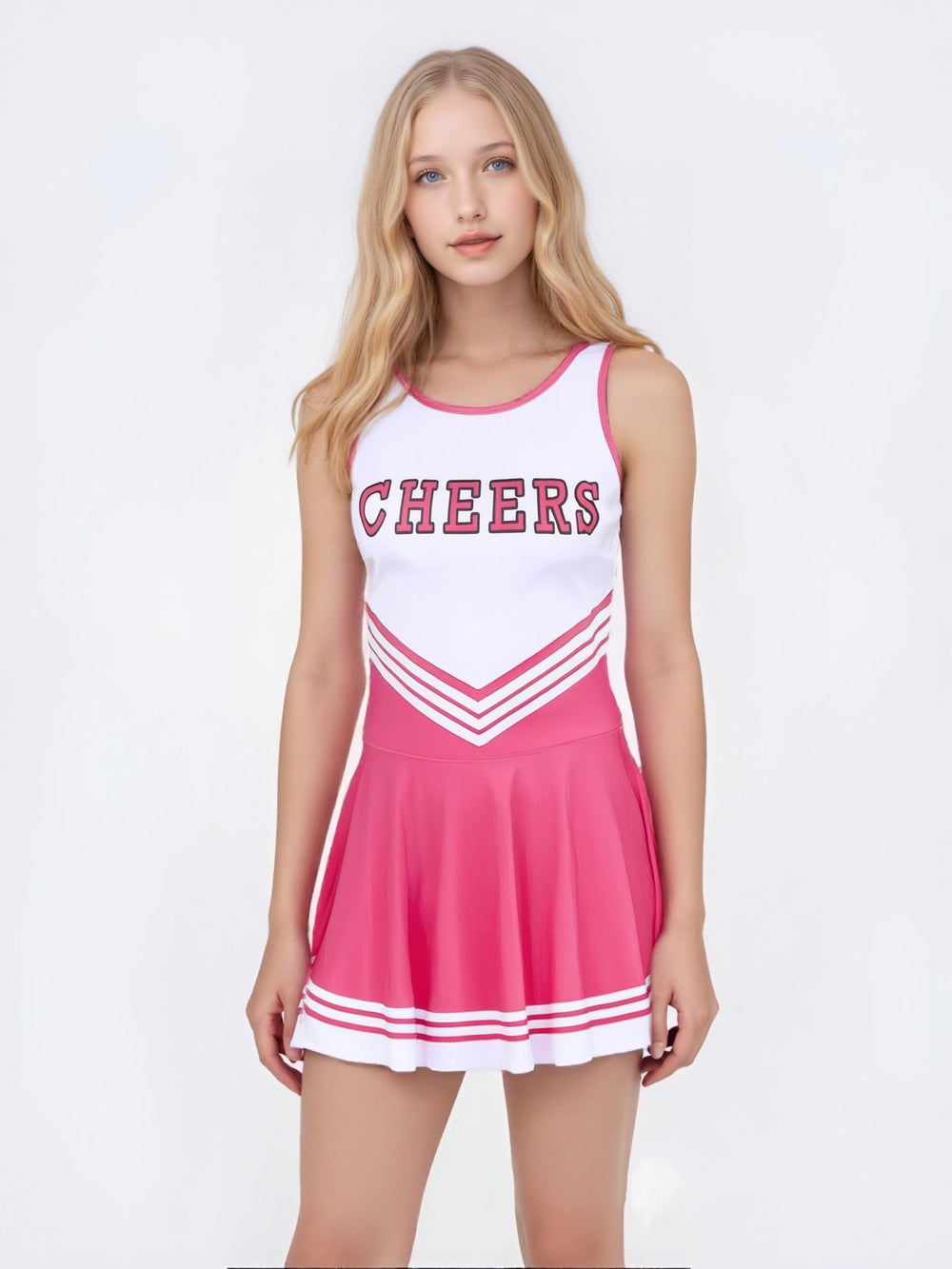 New cheerleading performance outfit:  cross-border event football cheerleader sexy one-piece cheerleading dress