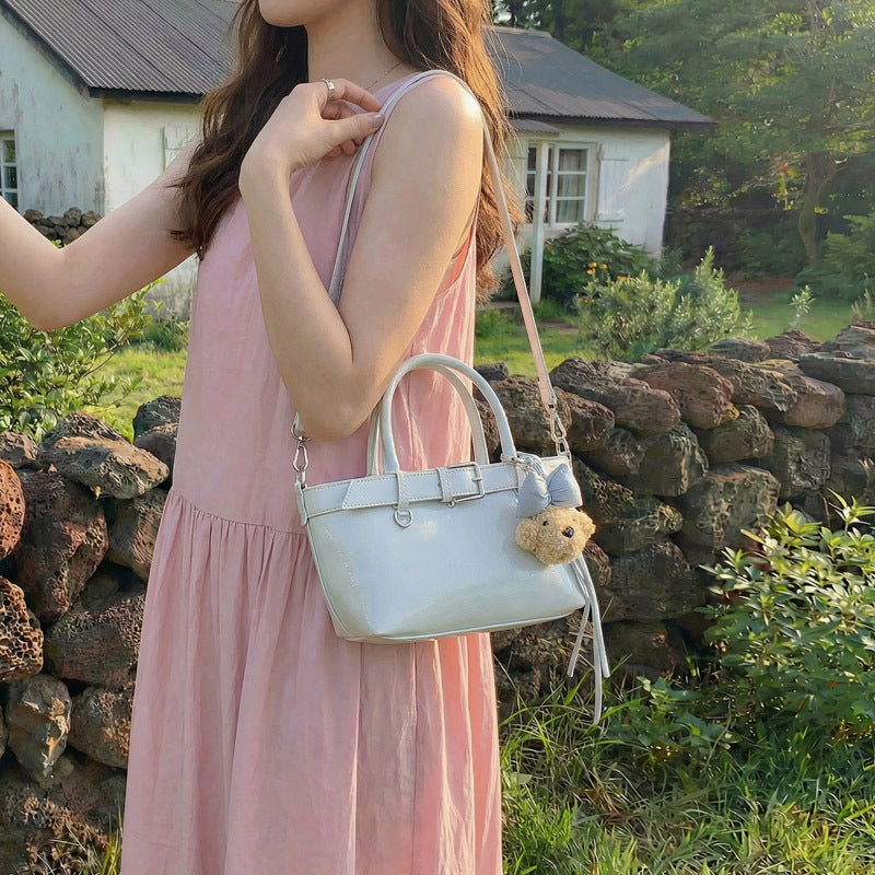 2026 spring new trendy women's bag dopamine minimalist tote bucket bag high-quality versatile large capacity crossbody bag