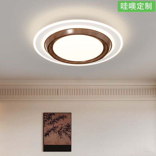 [Wow] Fan light New silent and comfortable bladeless bedroom ceiling fan light Full spectrum eye protection ceiling light