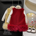 【ready to ship】girls' dress -  new collection - stylish & chic children's formal dress, vest set, princess dress