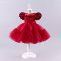 Christmas baby dress 1st birthday dress baby sequin prom costume birthday tutu princess dress