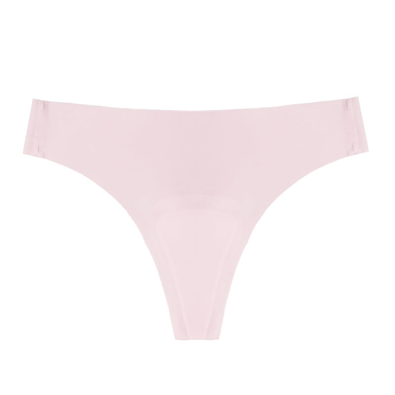 ice silk seamless anti-embarrassment underwear sports yoga special cotton pad invisible y-line women's underwear
