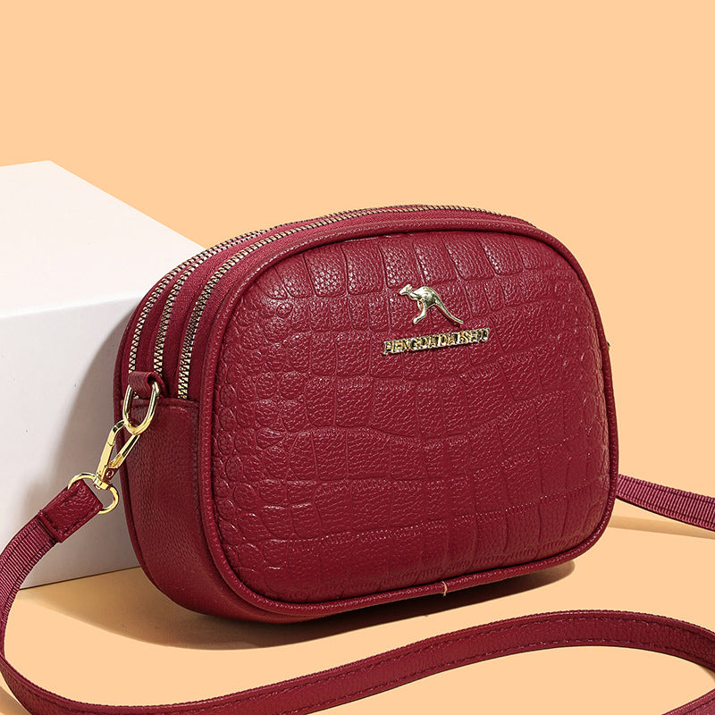 High-end fashion bag for women new arrival2026 coin purse crossbody bag cross-border women's bag spring and summer pure color small square bag