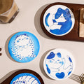 Scandinavianins solid wood creative breakfast tray cute cute cake dessert snack plate stylishclassy tea tray