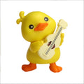 Car ornament little yellow duck resin ornament cartoon cute mini doll diy gardening micro landscape crafts