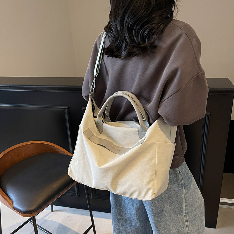 One-shoulder crossbody travel bag Women's large-capacity yoga fitness bag Men's dry and wet separation Lightweight portable short-distance duffel bag