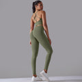 fashionnew arrival seamless knittingpure color beautiful back tight high waist yoga suit running fitness two-piece set