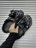 Silver clogs bows slippers women's outwear summer 2024new arrival sandals women's beach beach shoes women's toe shoes