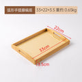Medium curved portable rattan bottom