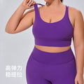 plus sizebubble wrap sports intimates naked brushed elastic yoga vest suspender beautiful back sports fitness bra