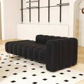 Milo scandinavian double hotel sofa clothing store shoe changing bench reception rental room rest area cat claw leather sofa