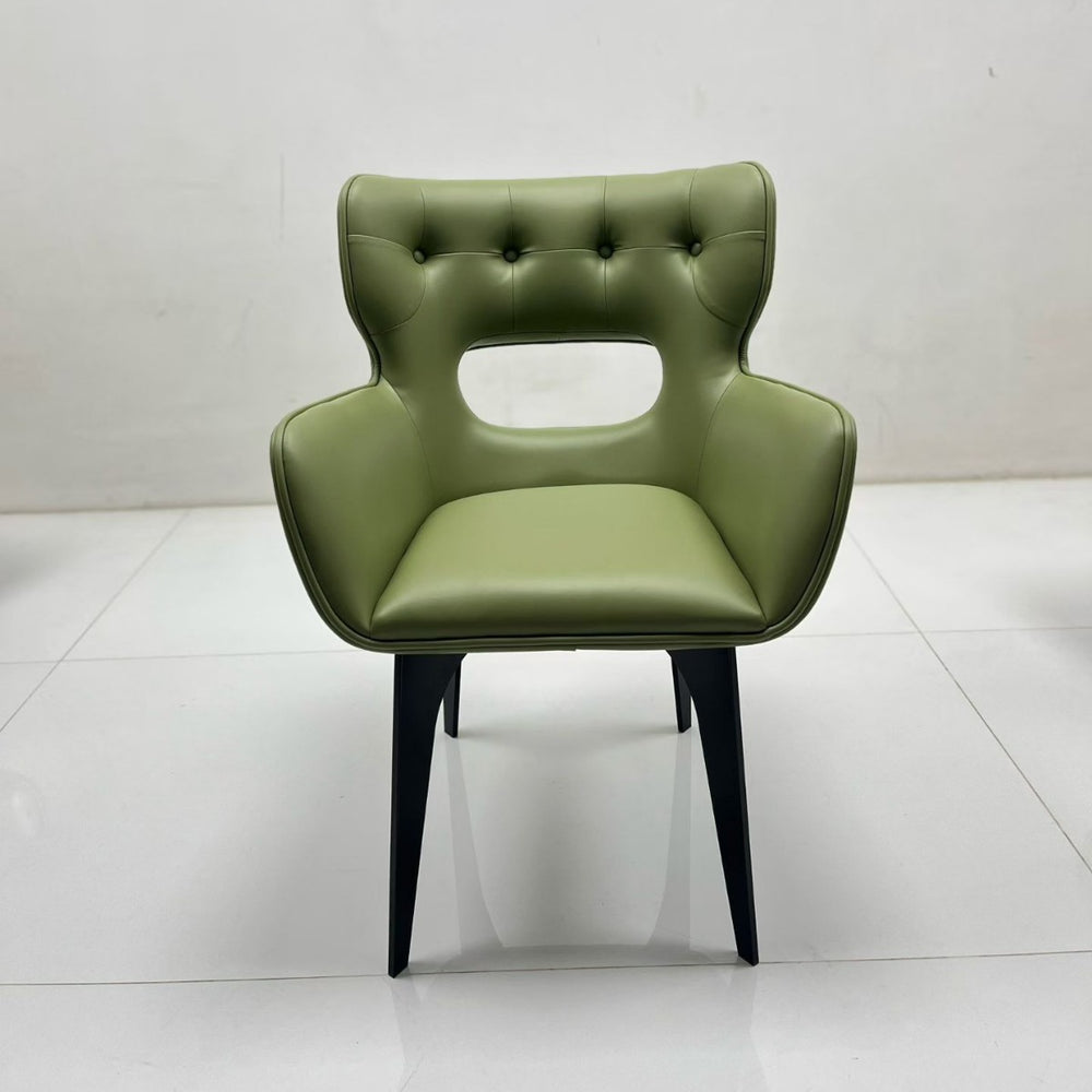 Italian normcore genuine leather dining chair for home backrest desk armchair restaurant owner chair designer robert chair