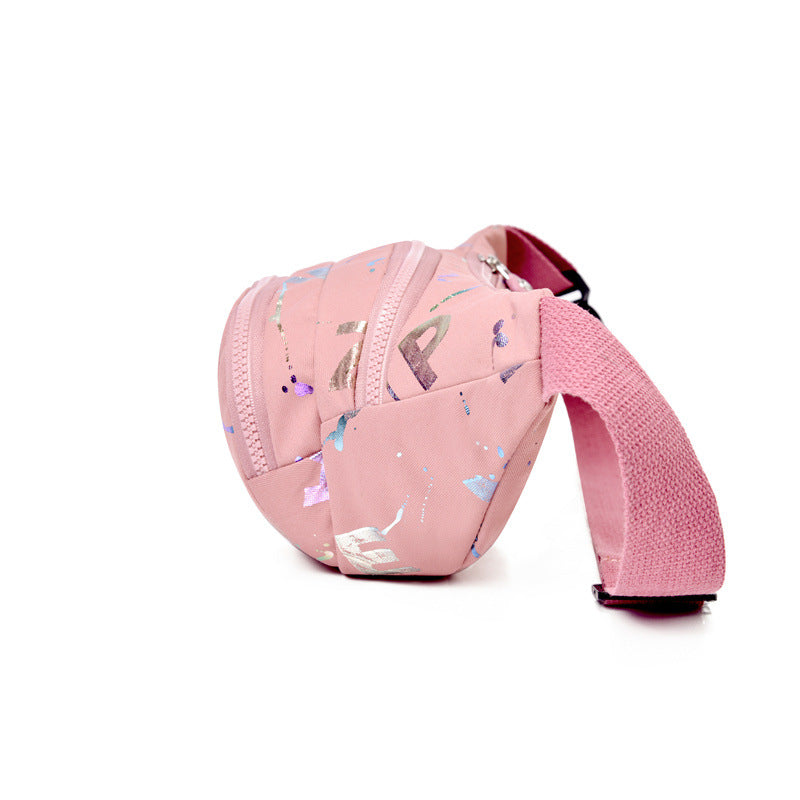 Fanny pack women's new fashion trend versatile shoulder bag light travel sports chest bag casual messenger small backpack