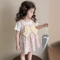Girls' summer fashionable dress, new baby bow princess dress, wholesale from export factory