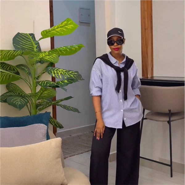 OL6175 new   European and American women's clothing tops, striped shirts and tops (excluding shawls) are in stock.