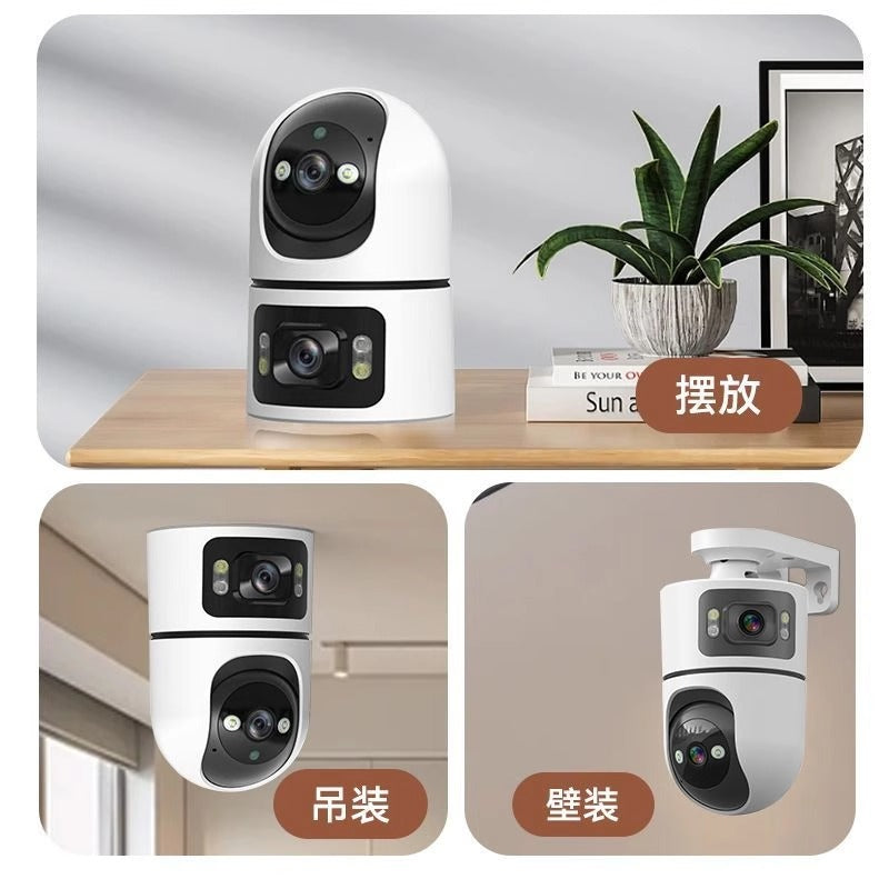 2025 new surveillance camera home mobile phone remote wireless wifi4g indoor and outdoor high definition camera head intercom