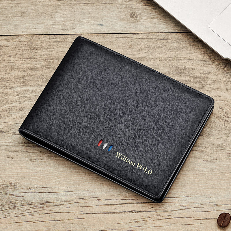 Paul Card Bag Men's Leather Multi-Card Holder Leather Holder Driver's License Holder Wallet Large Capacity Card Bag Men's Wholesale