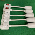 British standard lamp holder with switch socket lamp european standard hose lamp holder plug bedroom wall lamp e27 screw led plug lamp holder