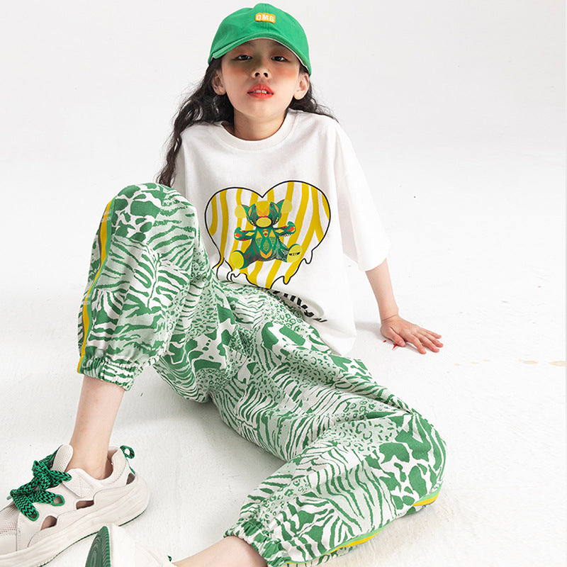 Boys' summer outfit set: new  lightweight summer style for older boys - sporty, cool, and trendy