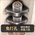 Bathroom storage rack bathroom wall storage rack punch-free wall-mounted toilet tripod washroom wash basin