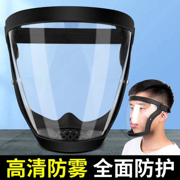 High transparent protective mask, transparent full face mask, high definition anti-dust, no fog, pesticide face protection, electric welding mask
