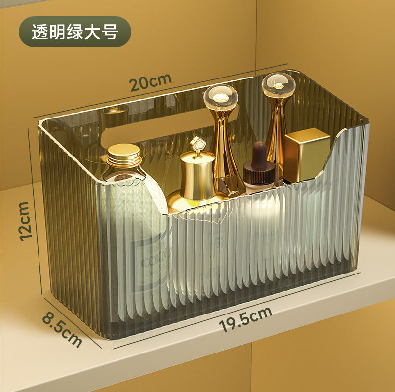 Bathroom mirror cabinet storage box comb dressing table storage rack cosmetics and skin care products compartment bathroom cabinet wall hanging