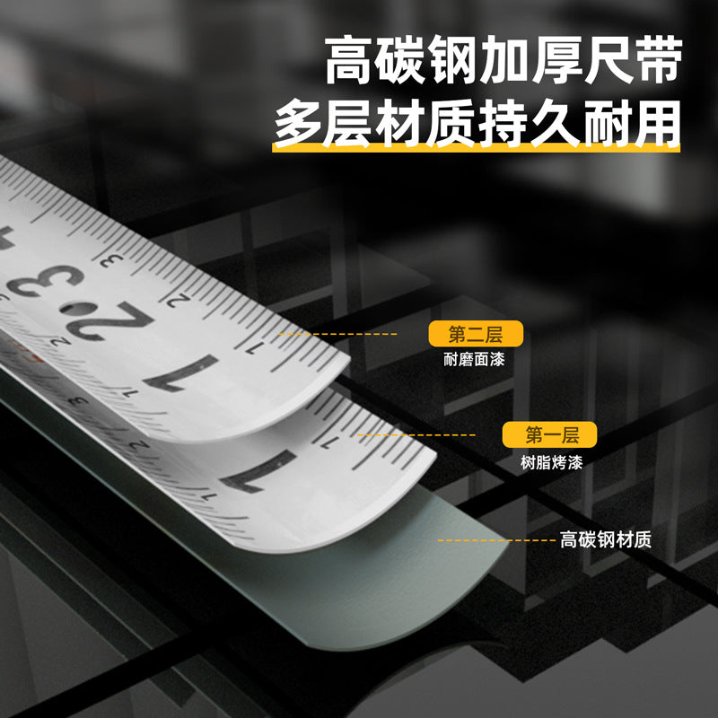 Deli 8204 steel tape measure 10m meter measurement accuracy ruler ruler ruler tape measure meter measure measuring tool meter ruler wholesale