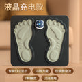 Lcd display rechargeable foot pad massager micro-current micro-electric pulse relaxes foot nerves and relieves soreness and numbness