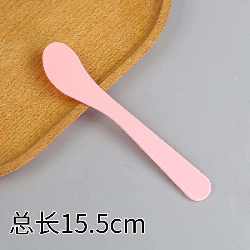 Wholesale facial mask applicator spatula set: plastic beauty mixing, stirring, scraping, and smoothing tools for face, body, and eye creams - crescent shaped spoons included