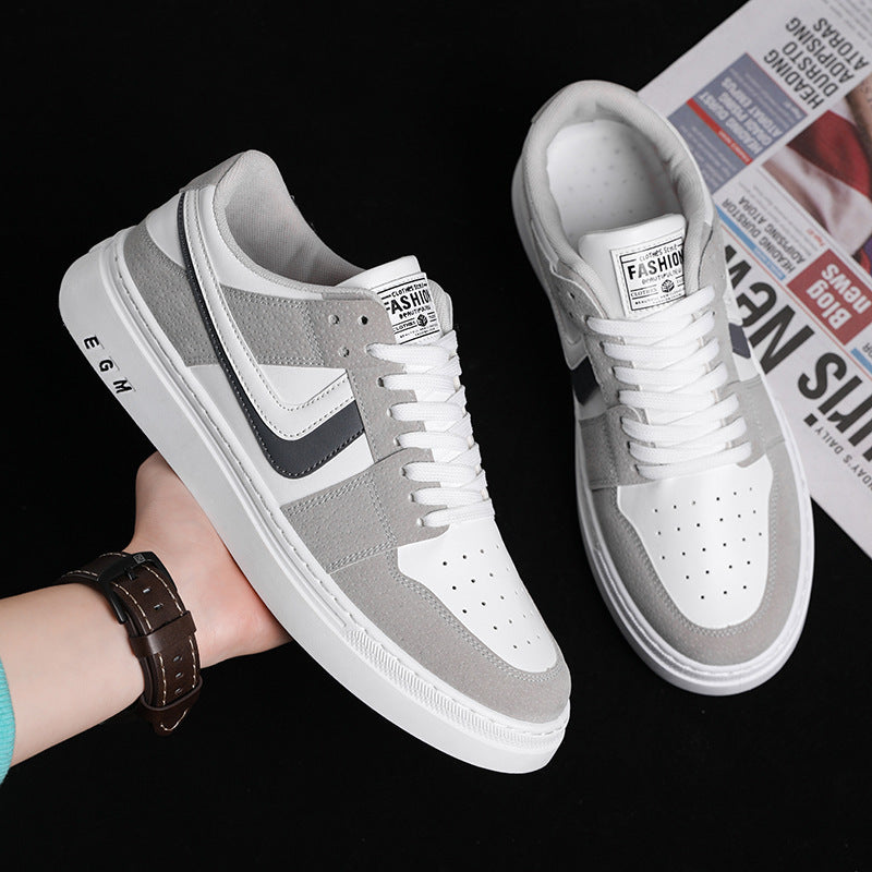 Aj men's shoes 2025 spring new arrival: trendy casual skate shoes, men's spring air force 1, korean style versatile fashion sneakers